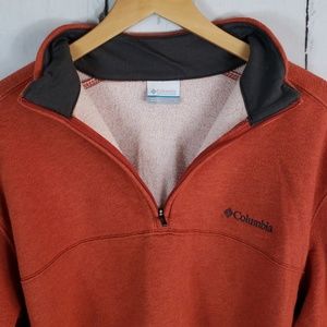 Mens Columbia Half Zip Jacket
